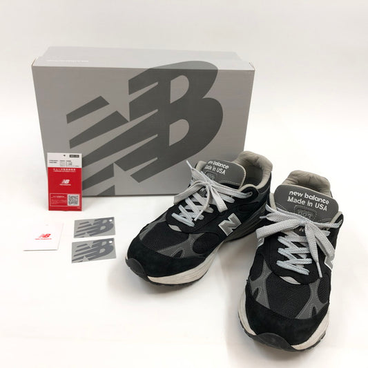 【現状渡し品】【メンズ】 NEW BALANCE ニューバランス MR993BK スニーカー シューズ 靴 162-251115-hn-05-fur サイズ：28.0cm US 10 カラー：ブラック/グレー系 万代Net店