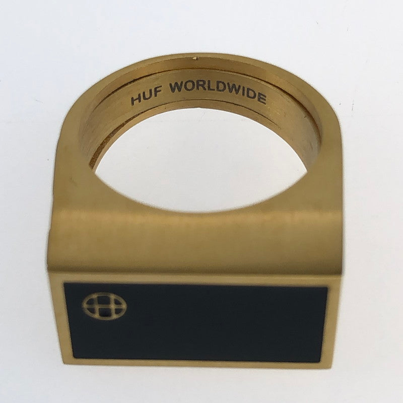 【中古品】【メンズ】 HUF 指輪 リング アクセサリー ゴールド ハフ 192-251217-SY-03-iwa サイズ：23号 カラー：ゴールド 23号 万代Net店