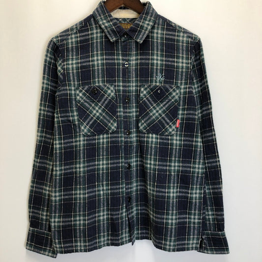 【中古品】【メンズ】 NEIGHBORHOOD ネイバーフッド NEIGHBORHOOD 長袖シャツ (fuz) 147-240716-wy-14-tom サイズ：S カラー：ブルー 万代Net店