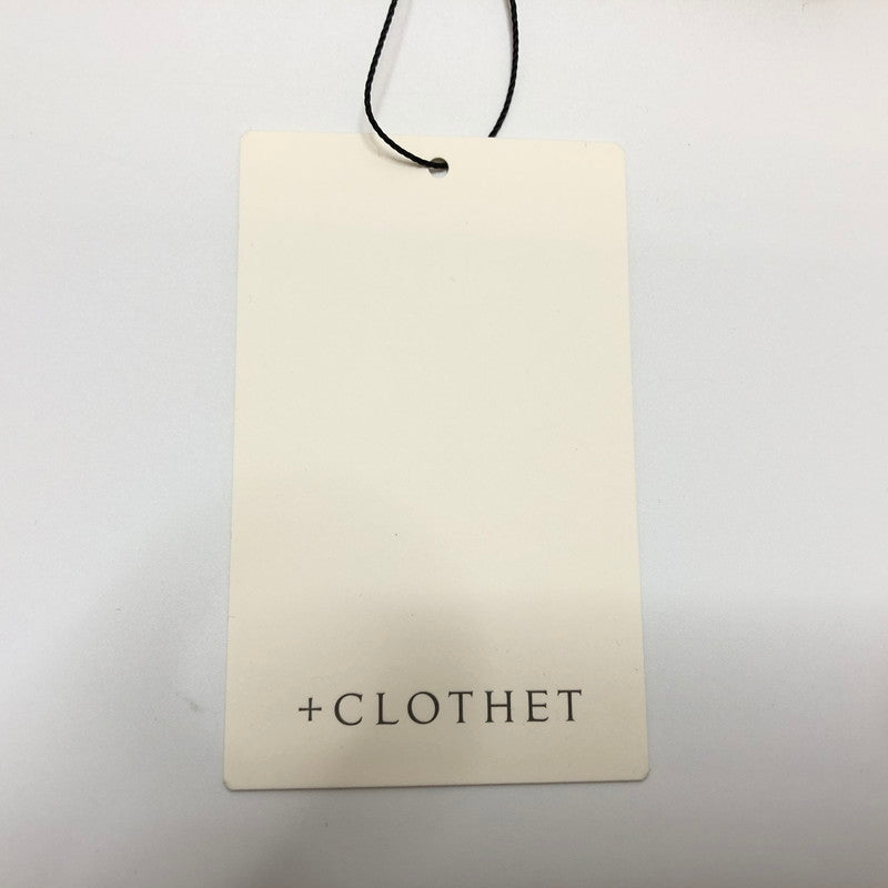 【中古美品】【メンズ】 +CLOTHET クロスクローゼット CLK-60060 スビンプラチナム スムース テーラードTシャツ 半袖 トップス 147-250806-hn-05-fur サイズ：04 カラー：ブラック 万代Net店