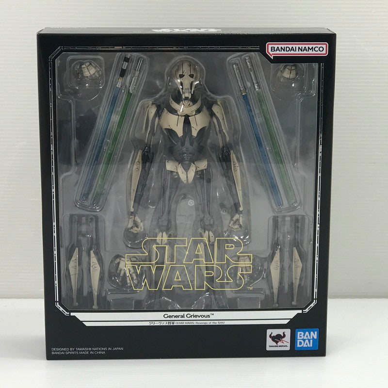 【中古美品】 S.H.Figuarts グリーヴァス将軍 STAR WARS： Revenge of the Sith スター・ウォーズ EP3/シスの復讐 未開封 箱イタミあり 055-260925-ti-18-tagh 万代Net店