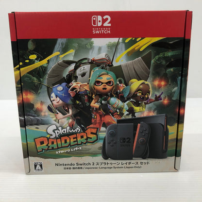 【未使用品】 Nintendo Switch2　スプラトゥーン レイダース　セット　ニンテンドースイッチ2 日本語.国内専用 本体 A01-314 035-260906-ns-02-tei 万代Net店