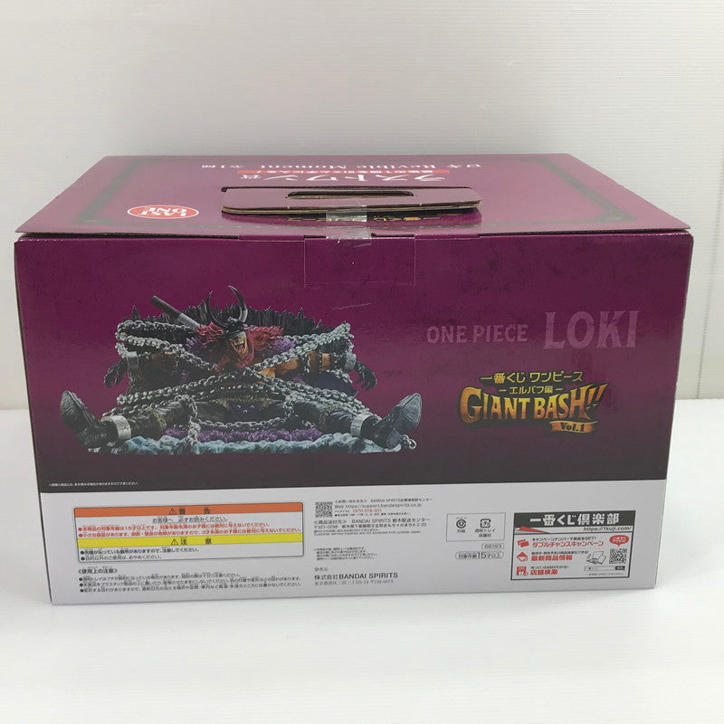【中古美品】 一番くじ ワンピース -エルバフ編- GIANT BASH!! Vol.1 ラストワン賞 ロキ Revible Moment 未開封 箱イタミあり 047-260925-ti-19-tagh 万代Net店