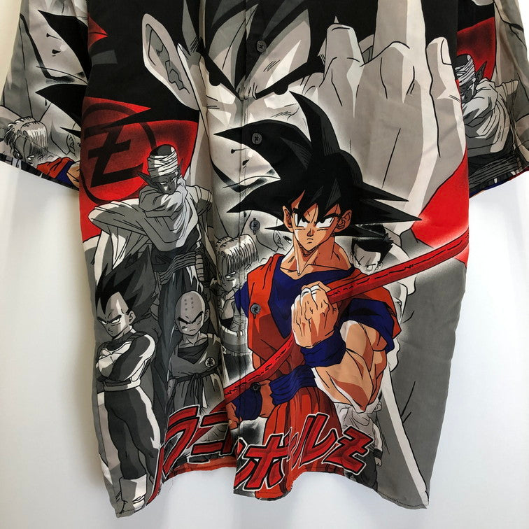 【中古品】【メンズ】 ドラゴンボールZ 00’S USA 半袖シャツ 古着 (fuz) 147-240716-wy-12-tom サイズ：M カラー：ブラック 万代Net店