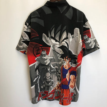 【中古品】【メンズ】  ドラゴンボールZ 00’S USA 半袖シャツ 147-240716-wy-12-tom サイズ：M カラー：ブラック 万代Net店