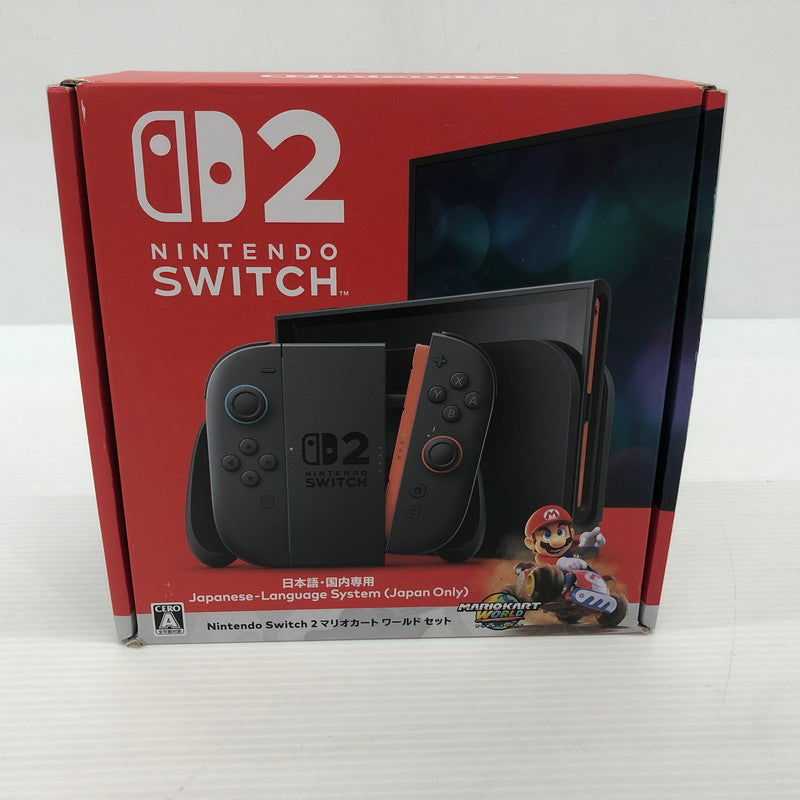 【未使用品】 Nintendo Switch 2 マリオカート ワールド セット ニンテンドースイッチ2 日本語・国内専用 本体 BEE-S-KB6PA 035-260906-ns-03-tei 万代Net店