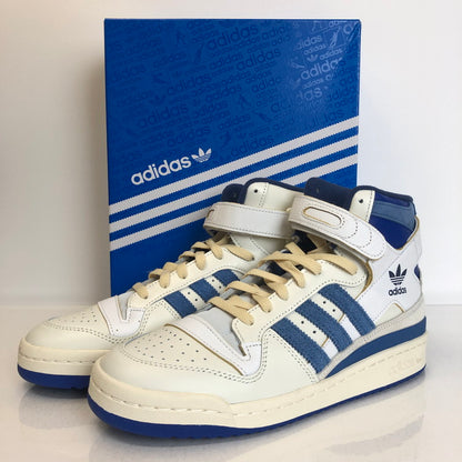 【中古美品】【メンズ】 adidas アディダス ADIDAS FY7793 FORUM 84 HIGH BLUE THREAD 161-240917-wy-1-tom サイズ：27cm カラー：ホワイト 万代Net店