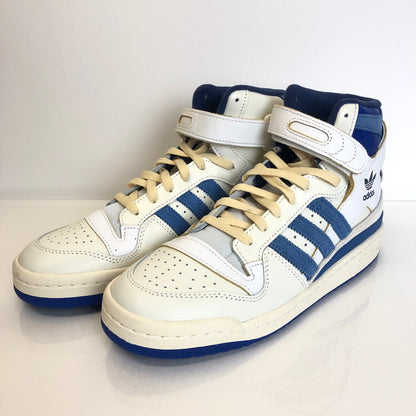 【中古美品】【メンズ】 adidas アディダス ADIDAS FY7793 FORUM 84 HIGH BLUE THREAD 161-240917-wy-1-tom サイズ：27cm カラー：ホワイト 万代Net店