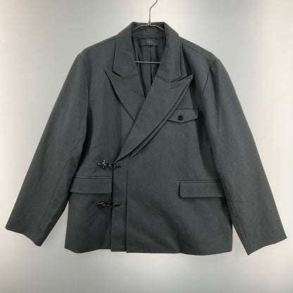 【中古品】【メンズ】 CLEL プライムTRダブルラペルテーラードジャケット 147-260414-SS-02-iwa サイズ：S カラー：グレー 万代Net店