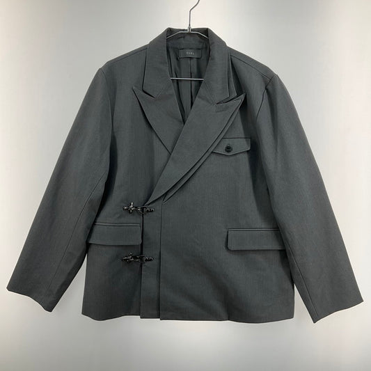 【中古品】【メンズ】 CLEL プライムTRダブルラペルテーラードジャケット 147-260414-SS-02-iwa サイズ：S カラー：グレー 万代Net店