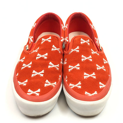 【中古品】【メンズ】 WTAPS ダブルタップス × VANS バンズ OG CLASSIC SLIP-ON VN0A45JKK09 オージー クラシック スリッポン スニーカー シューズ 靴 162-261003-hn-01-fur サイズ：27.5cm US9.5 カラー：オレンジ/ホワイト 万代Net店