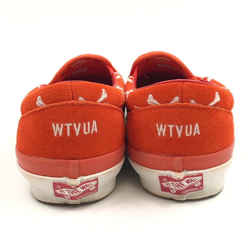 【中古品】【メンズ】 WTAPS ダブルタップス × VANS バンズ OG CLASSIC SLIP-ON VN0A45JKK09 オージー クラシック スリッポン スニーカー シューズ 靴 162-261003-hn-01-fur サイズ：27.5cm US9.5 カラー：オレンジ/ホワイト 万代Net店