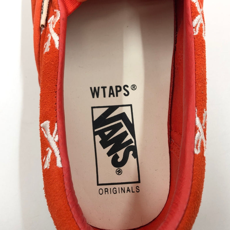 【中古品】【メンズ】 WTAPS ダブルタップス × VANS バンズ OG CLASSIC SLIP-ON VN0A45JKK09 オージー クラシック スリッポン スニーカー シューズ 靴 162-261003-hn-01-fur サイズ：27.5cm US9.5 カラー：オレンジ/ホワイト 万代Net店