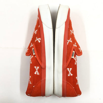 【中古品】【メンズ】 WTAPS ダブルタップス × VANS バンズ OG CLASSIC SLIP-ON VN0A45JKK09 オージー クラシック スリッポン スニーカー シューズ 靴 162-261003-hn-01-fur サイズ：27.5cm US9.5 カラー：オレンジ/ホワイト 万代Net店