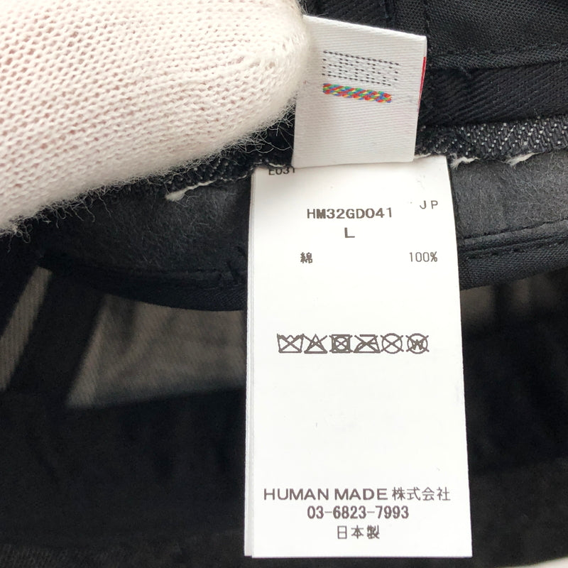 【中古美品】【メンズ/レディース】 HUMAN MADE ヒューマンメード NEWSBOY CAP HM32GD041 ニュースボーイキャップ キャスケット 帽子 185-261003-hn-03-fur サイズ：L カラー：インディゴ 万代Net店