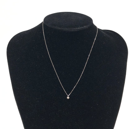 【中古美品】【レディース】 4℃ ヨンドシー K10 WHITE GOLD NECKLACE 111146123218 Ｋ10 ホワイトゴールド ネックレス アクセサリー 192-261003-hn-04-fur カラー：ホワイトゴールド 万代Net店