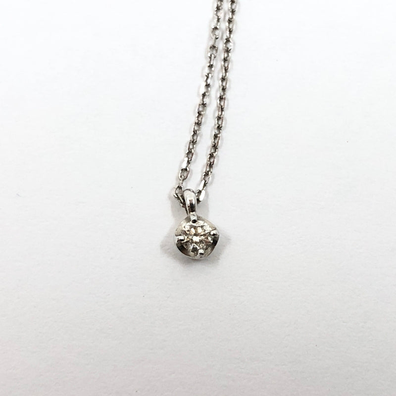 【中古美品】【レディース】 4℃ ヨンドシー K10 WHITE GOLD NECKLACE 111146123218 Ｋ10 ホワイトゴールド ネックレス アクセサリー 192-261003-hn-04-fur カラー：ホワイトゴールド 万代Net店