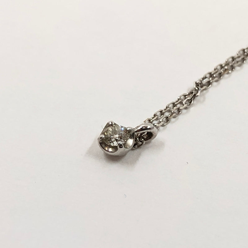 【中古美品】【レディース】 4℃ ヨンドシー K10 WHITE GOLD NECKLACE 111146123218 Ｋ10 ホワイトゴールド ネックレス アクセサリー 192-261003-hn-04-fur カラー：ホワイトゴールド 万代Net店