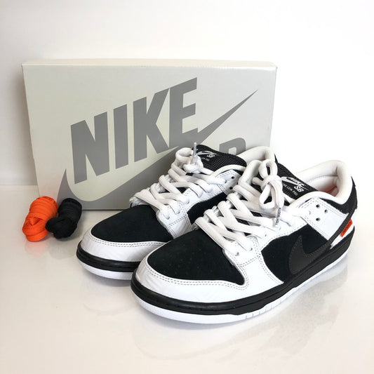 【中古美品】【メンズ】 NIKE SB ナイキエスビー NIKE×TIGHTBOOTH/DUNK LOW PRO QS 160-240917-wy-7-tom サイズ：27cm カラー：ホワイト ブラック 万代Net店