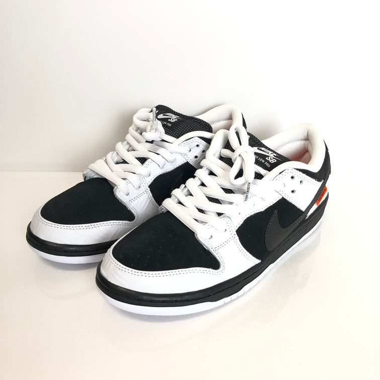 【中古美品】【メンズ】 NIKE SB ナイキエスビー NIKE×TIGHTBOOTH/DUNK LOW PRO QS 160-240917-wy-7-tom サイズ：27cm カラー：ホワイト ブラック 万代Net店