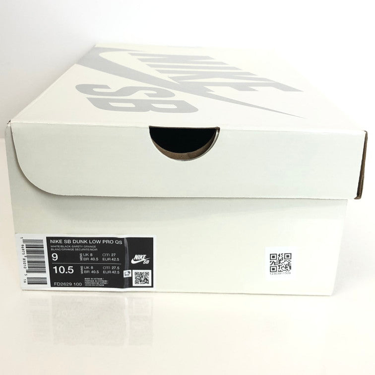 【中古美品】【メンズ】 NIKE SB ナイキエスビー NIKE×TIGHTBOOTH/DUNK LOW PRO QS 160-240917-wy-7-tom サイズ：27cm カラー：ホワイト ブラック 万代Net店