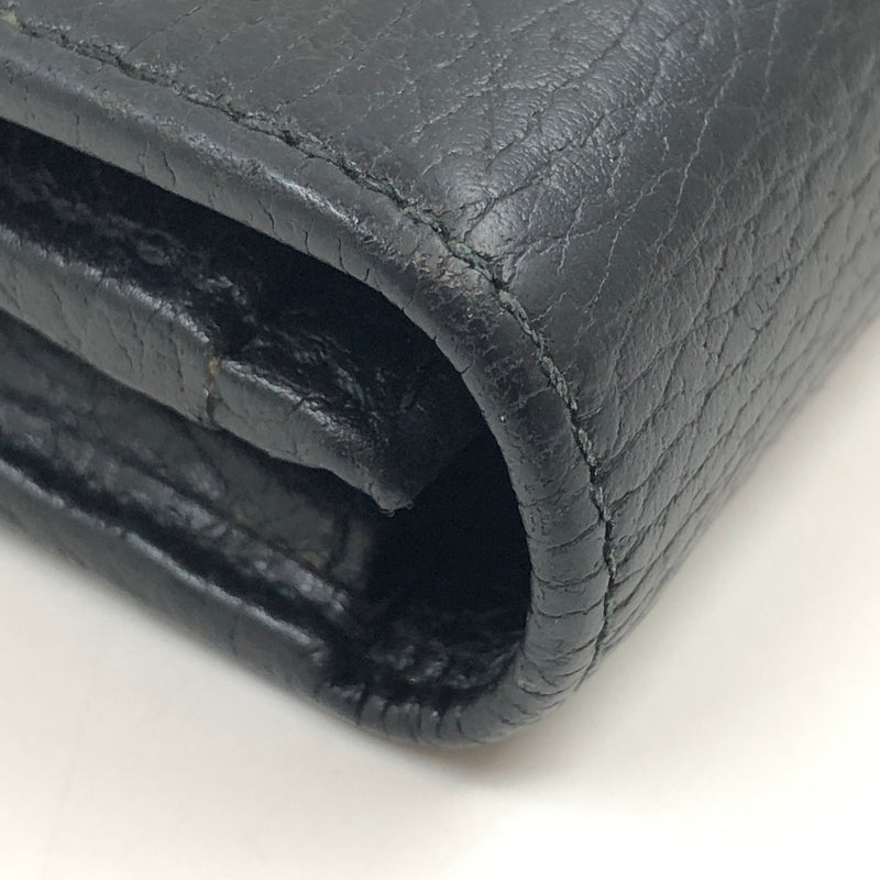 【中古品】【レディース】 GUCCI グッチ DOUBLE G CONTINENTAL WALLET ダブルG コンチネンタルウォレット 長財布 財布 181-261003-hn-07-fur カラー：ブラック 万代Net店