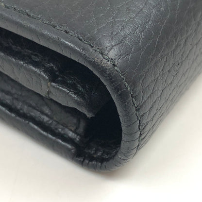 【中古品】【レディース】 GUCCI グッチ DOUBLE G CONTINENTAL WALLET ダブルG コンチネンタルウォレット 長財布 財布 181-261003-hn-07-fur カラー：ブラック 万代Net店