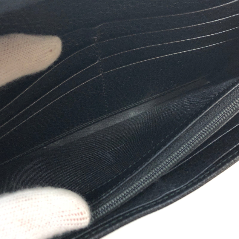 【中古品】【レディース】 GUCCI グッチ DOUBLE G CONTINENTAL WALLET ダブルG コンチネンタルウォレット 長財布 財布 181-261003-hn-07-fur カラー：ブラック 万代Net店