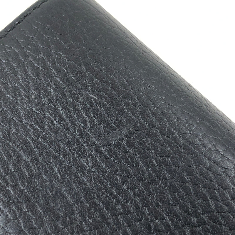 【中古品】【レディース】 GUCCI グッチ DOUBLE G CONTINENTAL WALLET ダブルG コンチネンタルウォレット 長財布 財布 181-261003-hn-07-fur カラー：ブラック 万代Net店