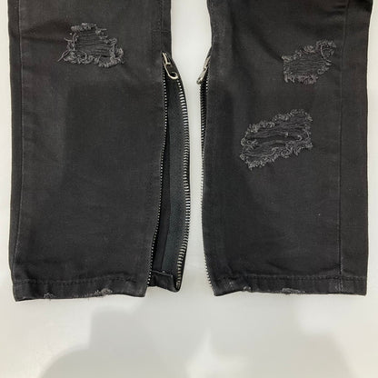 【中古品】【メンズ】 MNML ダメージ スキニーパンツ 158-260414-SS-08-iwa サイズ：28 カラー：ブラック 万代Net店