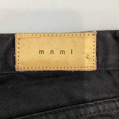 【中古品】【メンズ】 MNML ダメージ スキニーパンツ 158-260414-SS-08-iwa サイズ：28 カラー：ブラック 万代Net店