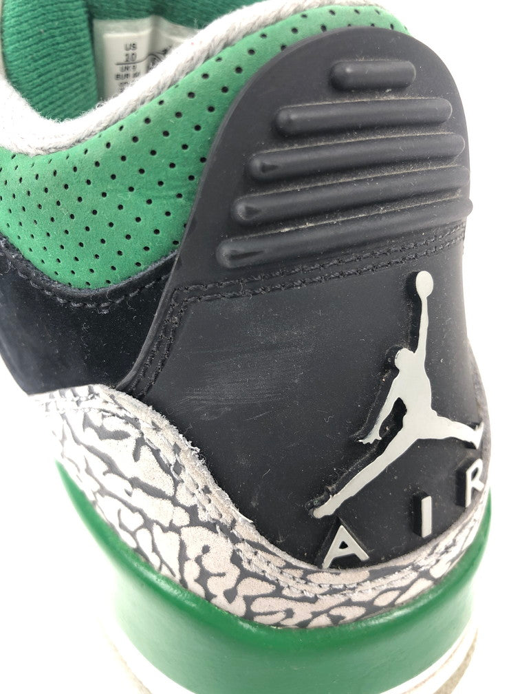 【中古品】【メンズ】 NIKE ナイキ CT8532-030 AIR JORDAN 3 PINE GREEN 靴 スニーカー 160-241212-SY-03-iwa サイズ：28.0cm カラー：GREEN BLACK GRAY 万代Net店