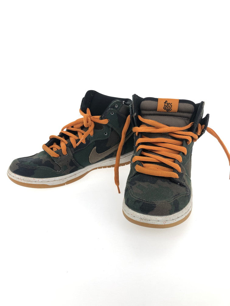 【中古品】【メンズ】 NIKE ナイキ SB DUNK HIGH FIVEONEO CAMO 646552-037 靴 スニーカー 160-241214-NS-1-iwa サイズ：26.5 カラー：迷彩 オレンジ 万代Net店