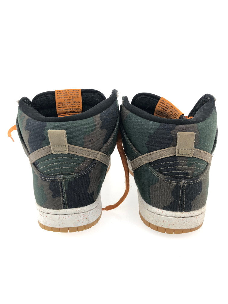 【中古品】【メンズ】 NIKE ナイキ SB DUNK HIGH FIVEONEO CAMO 646552-037 靴 スニーカー 160-241214-NS-1-iwa サイズ：26.5 カラー：迷彩 オレンジ 万代Net店