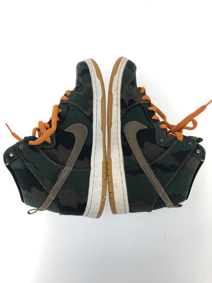 【中古品】【メンズ】 NIKE ナイキ SB DUNK HIGH FIVEONEO CAMO 646552-037 靴 スニーカー 160-241214-NS-1-iwa サイズ：26.5 カラー：迷彩 オレンジ 万代Net店