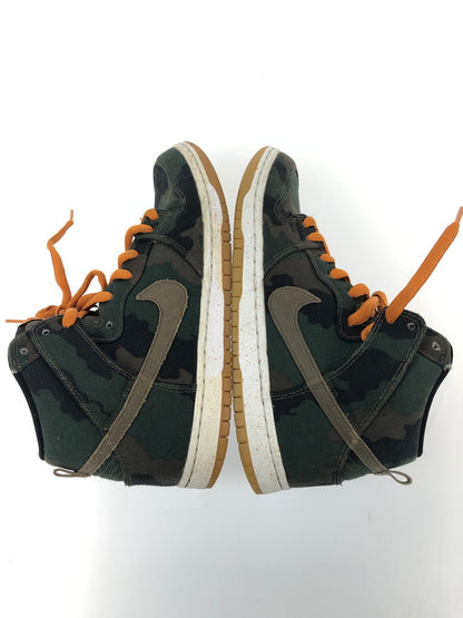 【中古品】【メンズ】 NIKE ナイキ SB DUNK HIGH FIVEONEO CAMO 646552-037 靴 スニーカー 160-241214-NS-1-iwa サイズ：26.5 カラー：迷彩 オレンジ 万代Net店