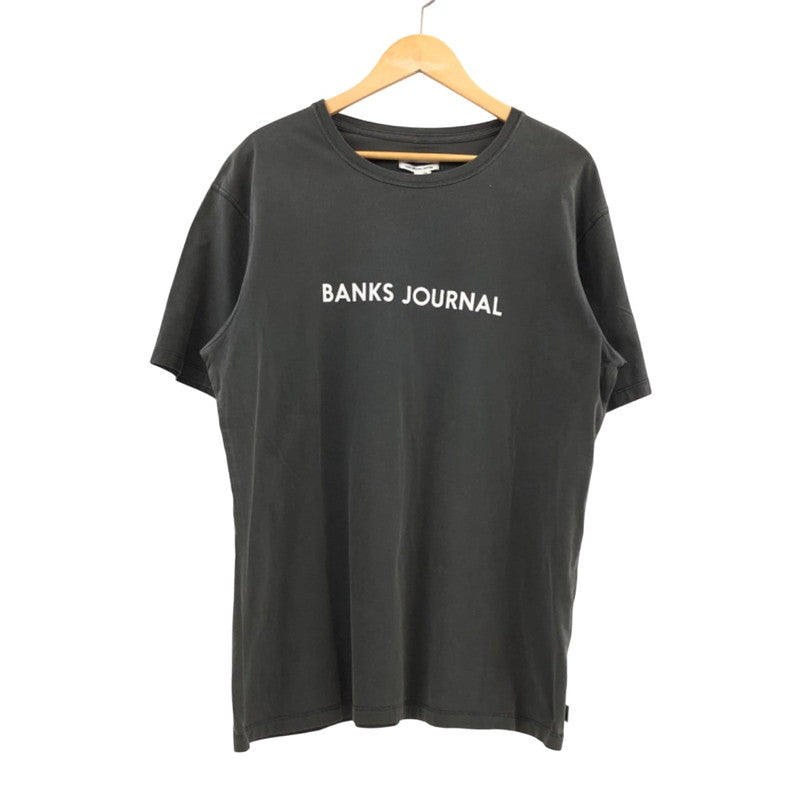 【現状渡し品】【メンズ】 BANKS バンクス 半袖Tシャツ トップス 141-251116-hn-08-fur サイズ：L カラー：ダーティーブラック 万代Net店