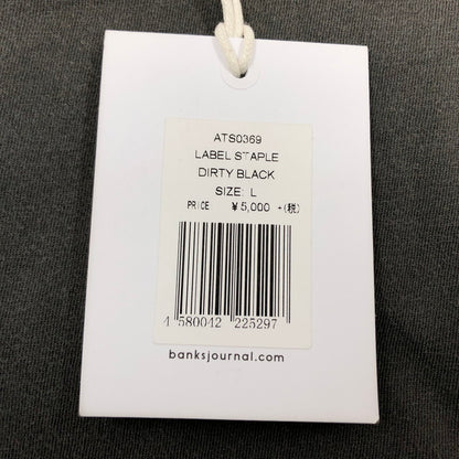 【現状渡し品】【メンズ】 BANKS バンクス 半袖Tシャツ トップス 141-251116-hn-08-fur サイズ：L カラー：ダーティーブラック 万代Net店