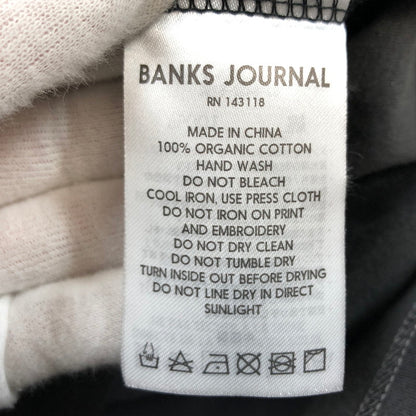 【現状渡し品】【メンズ】 BANKS バンクス 半袖Tシャツ トップス 141-251116-hn-08-fur サイズ：L カラー：ダーティーブラック 万代Net店