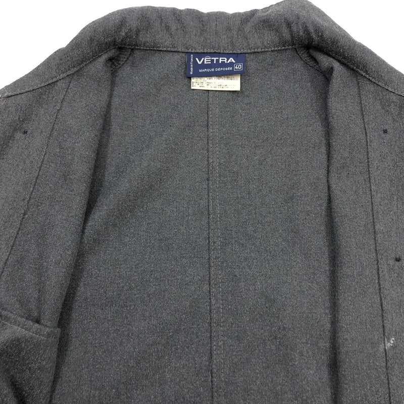 【現状渡し品】【メンズ】 VETRA ベトラ COTTON POLYESTER COAT フランス製 コットンポリエステルコート アウター 146-260709-hn-02-fur サイズ：40 カラー：グレー 万代Net店