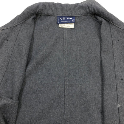【現状渡し品】【メンズ】 VETRA ベトラ COTTON POLYESTER COAT フランス製 コットンポリエステルコート アウター 146-260709-hn-02-fur サイズ：40 カラー：グレー 万代Net店