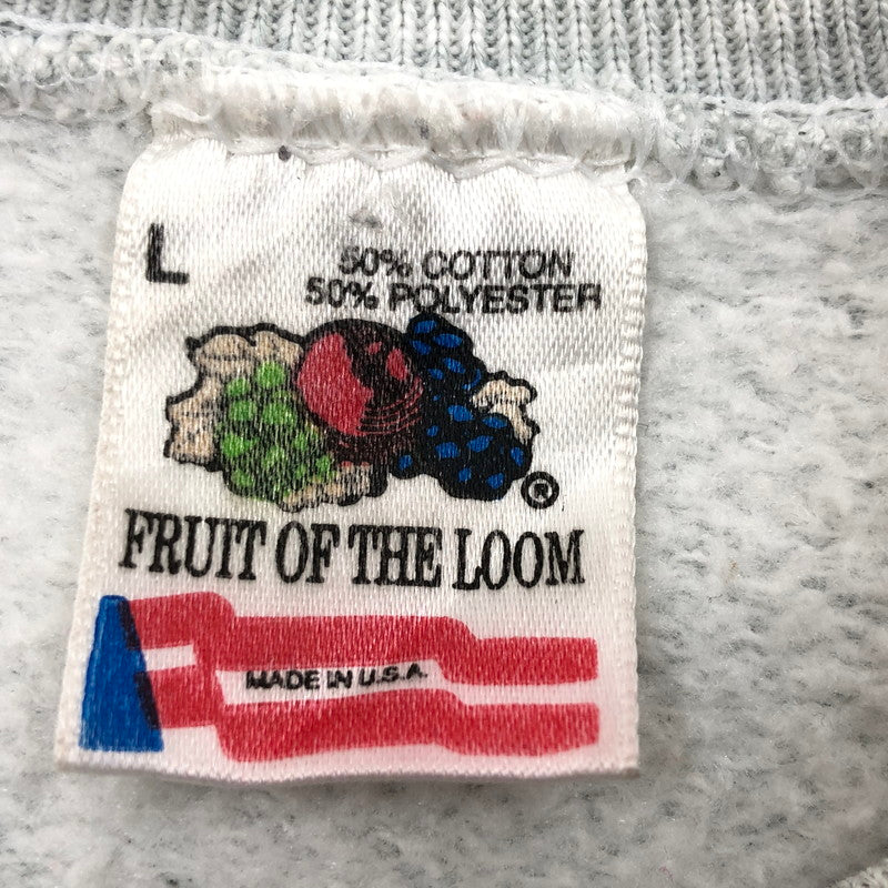 【中古品】【メンズ】 FRUIT OF THE LOOM フルーツオブザルーム IOWA STATE BASKETBALL SWEATSHIRT USA製 スウェット トレーナー トップス 146-260422-hn-02-fur サイズ：L カラー：グレー 万代Net店