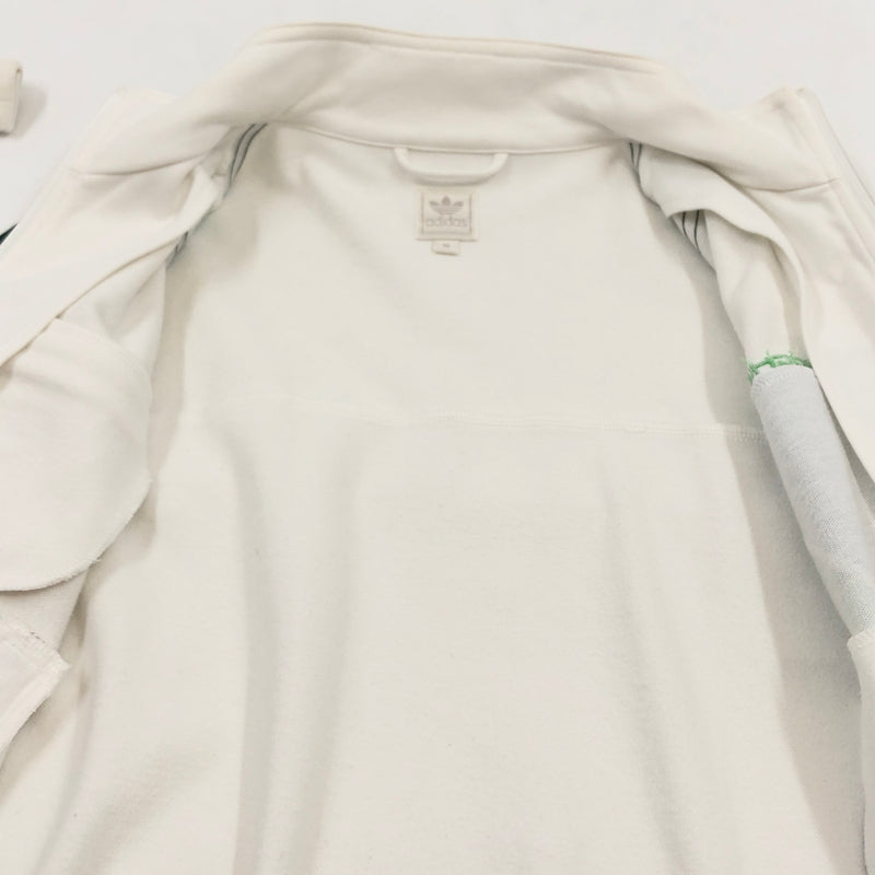 【中古品】【メンズ】 ADIDAS アディダス 00S PORSCHE DESIGN TRACK JACKET AGC005 ポルシェデザイン トラックジャケット アウター 146-260709-hn-03-fur サイズ：XS カラー：ホワイト/グリーン系 万代Net店