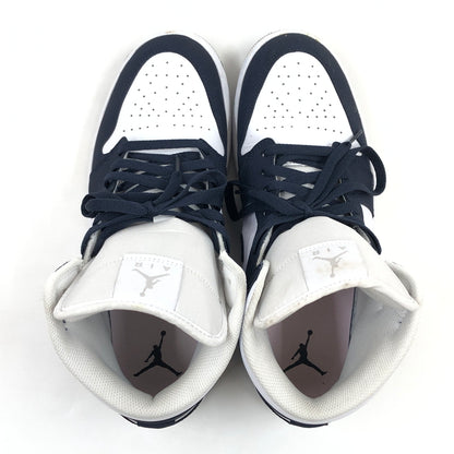 【中古品】【メンズ】 NIKE ナイキ AIR JORDAN １ MID "OBSIDIAN" IV6046-400 エアジョーダン1 ミッド オブシディアン スニーカー シューズ 靴 160-261004-hn-05-fur サイズ：28.0cm US10 カラー：ネイビー/ホワイト系 万代Net店