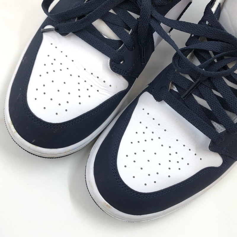 【中古品】【メンズ】 NIKE ナイキ AIR JORDAN １ MID "OBSIDIAN" IV6046-400 エアジョーダン1 ミッド オブシディアン スニーカー シューズ 靴 160-261004-hn-05-fur サイズ：28.0cm US10 カラー：ネイビー/ホワイト系 万代Net店