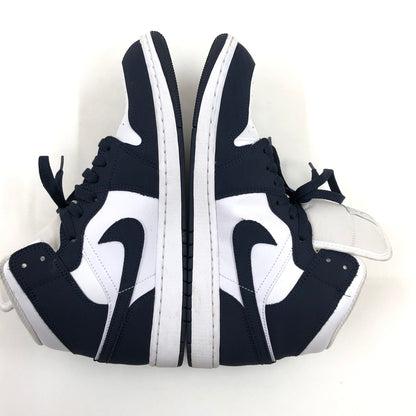 【中古品】【メンズ】 NIKE ナイキ AIR JORDAN １ MID "OBSIDIAN" IV6046-400 エアジョーダン1 ミッド オブシディアン スニーカー シューズ 靴 160-261004-hn-05-fur サイズ：28.0cm US10 カラー：ネイビー/ホワイト系 万代Net店