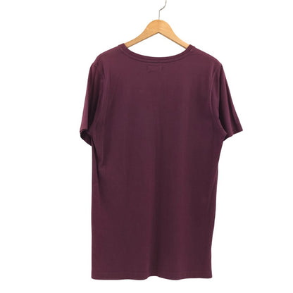 【現状渡し品】【メンズ】 PIGALLE ピガール S/S TEE 半袖 Tシャツ トップス 142-251117-hn-01-fur サイズ：M カラー：バーガンディー系 万代Net店