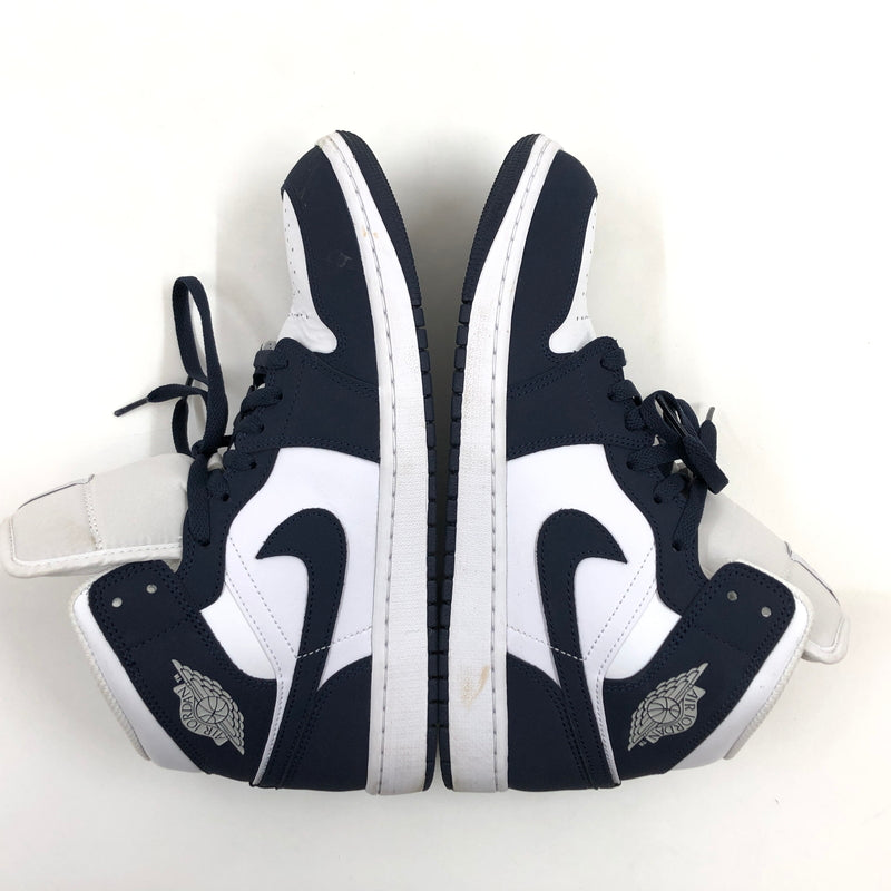 【中古品】【メンズ】 NIKE ナイキ AIR JORDAN １ MID "OBSIDIAN" IV6046-400 エアジョーダン1 ミッド オブシディアン スニーカー シューズ 靴 160-261004-hn-05-fur サイズ：28.0cm US10 カラー：ネイビー/ホワイト系 万代Net店