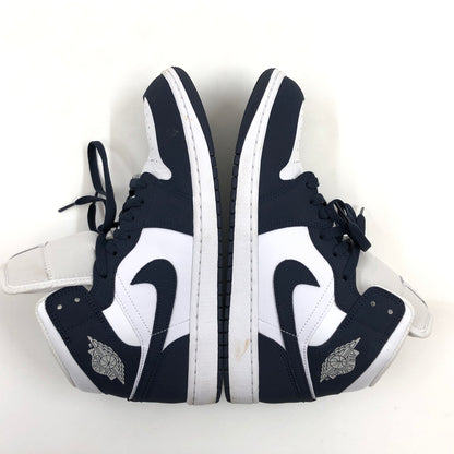 【中古品】【メンズ】 NIKE ナイキ AIR JORDAN １ MID "OBSIDIAN" IV6046-400 エアジョーダン1 ミッド オブシディアン スニーカー シューズ 靴 160-261004-hn-05-fur サイズ：28.0cm US10 カラー：ネイビー/ホワイト系 万代Net店