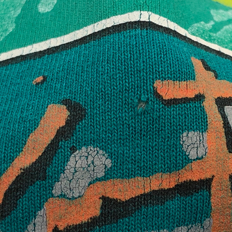 【現状渡し品】【メンズ】 FRUIT OF THE LOOM フルーツオブザルーム 90S OFFSHORE RAW POWER S/S TEE 半袖Tシャツ トップス 146-260422-hn-03-fur サイズ：M カラー：ターコイズ系 万代Net店